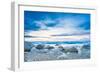 Kathisma Beach, Lefkada, Lefkas Island Greece at Sunset-Remy Musser-Framed Photographic Print