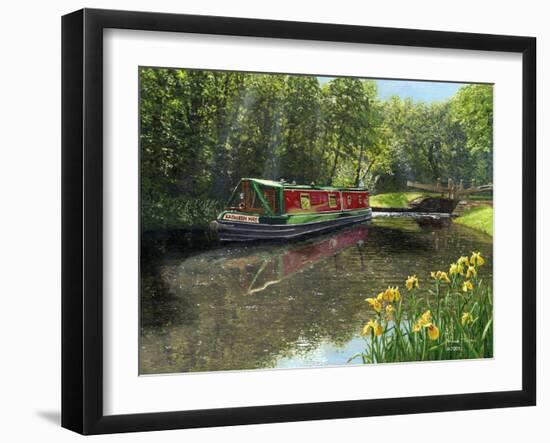 Kathleen May Chesterfield Canal Notts-Richard Harpum-Framed Art Print