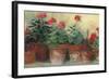 Kathleens Geraniums Crop-Carol Rowan-Framed Art Print