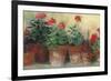 Kathleens Geraniums Crop-Carol Rowan-Framed Art Print