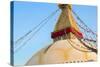 Kathmandu Nepal Boudhanath Stupa at the Famous Religious Temple-Bill Bachmann-Stretched Canvas