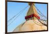 Kathmandu Nepal Boudhanath Stupa at the Famous Religious Temple-Bill Bachmann-Framed Photographic Print