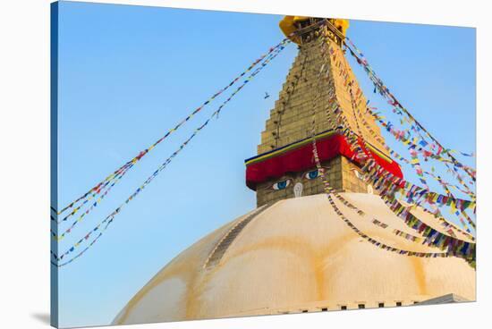 Kathmandu Nepal Boudhanath Stupa at the Famous Religious Temple-Bill Bachmann-Stretched Canvas