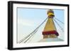 Kathmandu Nepal Boudhanath Stupa at the Famous Religious Temple-Bill Bachmann-Framed Photographic Print