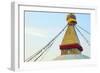 Kathmandu Nepal Boudhanath Stupa at the Famous Religious Temple-Bill Bachmann-Framed Photographic Print