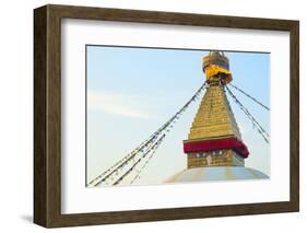 Kathmandu Nepal Boudhanath Stupa at the Famous Religious Temple-Bill Bachmann-Framed Photographic Print