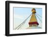 Kathmandu Nepal Boudhanath Stupa at the Famous Religious Temple-Bill Bachmann-Framed Photographic Print