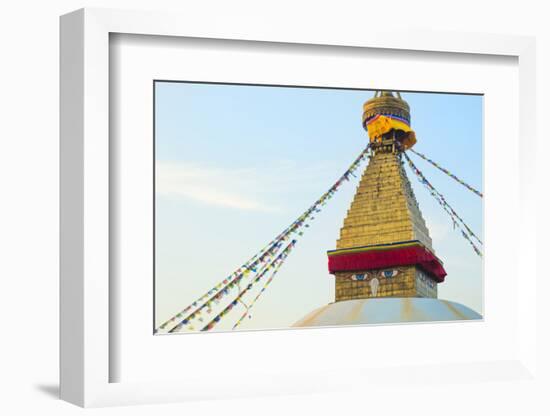 Kathmandu Nepal Boudhanath Stupa at the Famous Religious Temple-Bill Bachmann-Framed Photographic Print