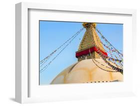 Kathmandu Nepal Boudhanath Stupa at the Famous Religious Temple-Bill Bachmann-Framed Photographic Print