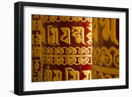 Kathmandu Nepal Prayer Wheels at the Drikung Kagyu Richening Monastery-Bill Bachmann-Framed Photographic Print