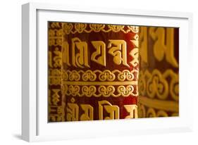 Kathmandu Nepal Prayer Wheels at the Drikung Kagyu Richening Monastery-Bill Bachmann-Framed Photographic Print