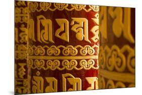 Kathmandu Nepal Prayer Wheels at the Drikung Kagyu Richening Monastery-Bill Bachmann-Mounted Premium Photographic Print