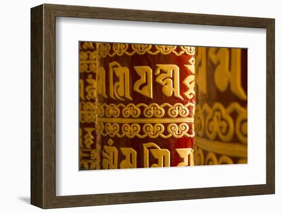 Kathmandu Nepal Prayer Wheels at the Drikung Kagyu Richening Monastery-Bill Bachmann-Framed Photographic Print