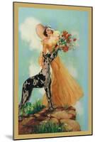 Kathryn and Chester-Pene-Mounted Art Print