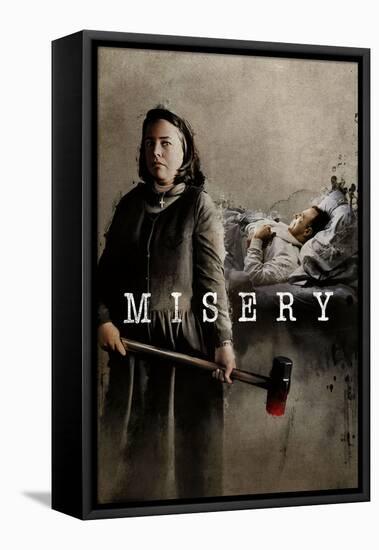 KATHY BATES. "MISERY" [1990], directed by ROB REINER.-null-Framed Stretched Canvas