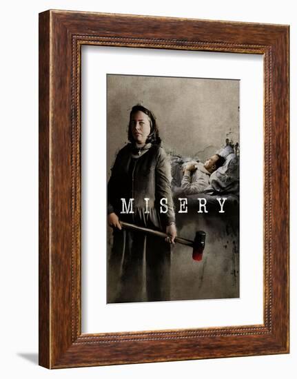 KATHY BATES. "MISERY" [1990], directed by ROB REINER.-null-Framed Photographic Print