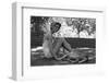 Kathy Jenkins, 17, with Her Dog, Kentfield, California, 1960-Allan Grant-Framed Photographic Print