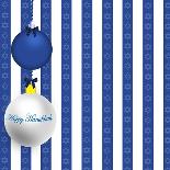 Happy Hanukkah Illustration-kathygold-Stretched Canvas