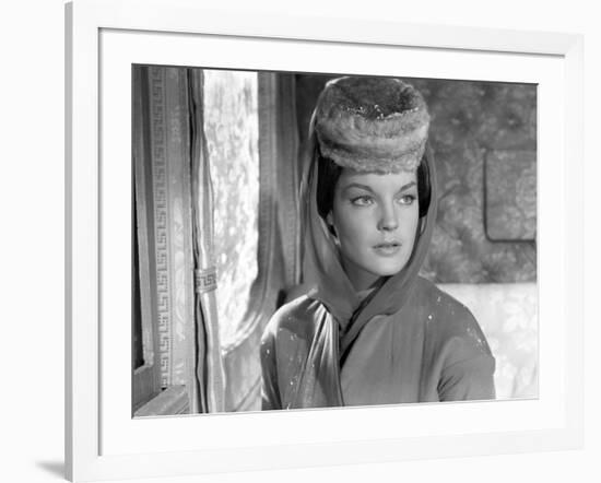 KATIA, 1959 directed by ROBERT SIODMAK Romy Schneider (b/w photo)-null-Framed Photo