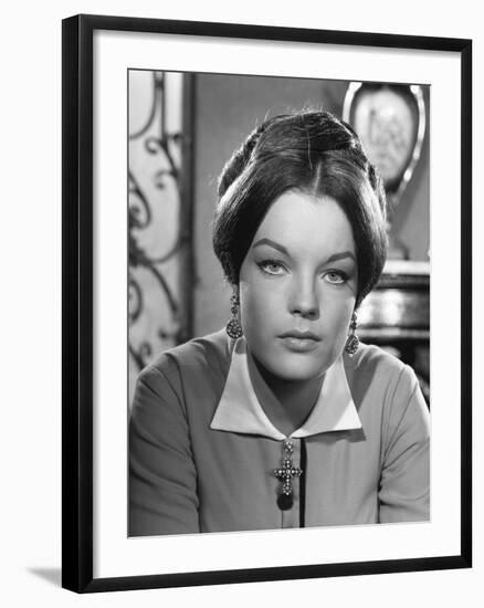 KATIA, 1959 directed by ROBERT SIODMAK Romy Schneider (b/w photo)-null-Framed Photo