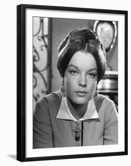 KATIA, 1959 directed by ROBERT SIODMAK Romy Schneider (b/w photo)-null-Framed Photo