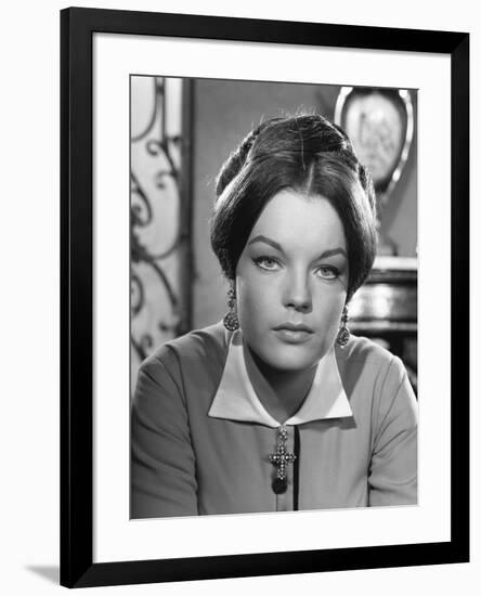 KATIA, 1959 directed by ROBERT SIODMAK Romy Schneider (b/w photo)-null-Framed Photo