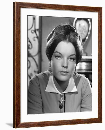 KATIA, 1959 directed by ROBERT SIODMAK Romy Schneider (b/w photo)-null-Framed Photo