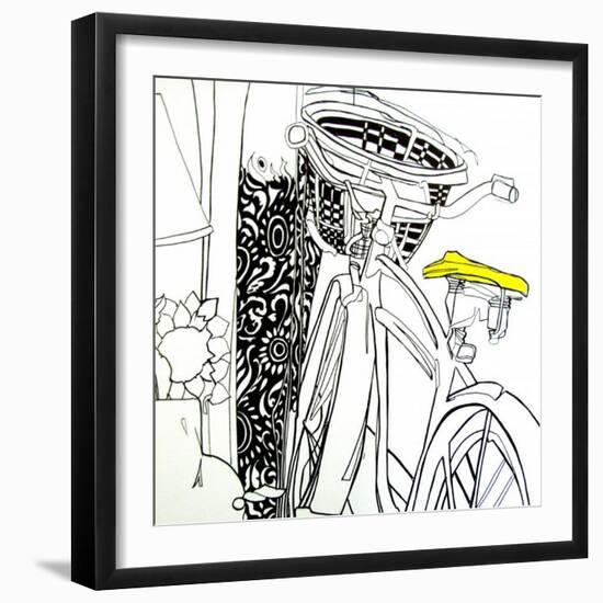 Katie's Bike-Linda Arthurs-Framed Giclee Print