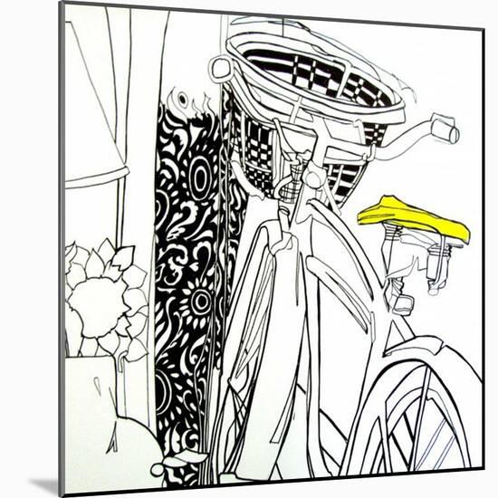 Katie's Bike-Linda Arthurs-Mounted Giclee Print