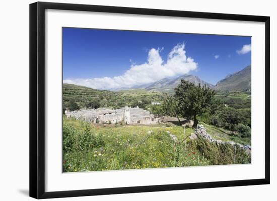 Kato Preveli Monastery, Valley of Megalopotamos River, Kouroupa and Xiro Mountains-Markus Lange-Framed Photographic Print