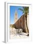 Katoubia Mosque and Palm Tree in Djemaa El Fna-Matthew Williams-Ellis-Framed Photographic Print