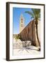 Katoubia Mosque and Palm Tree in Djemaa El Fna-Matthew Williams-Ellis-Framed Photographic Print