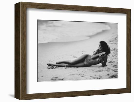 Katrin and the Sea-Zachar Rise-Framed Photographic Print