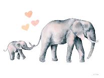 Elephant Love-Katrina Pete-Art Print