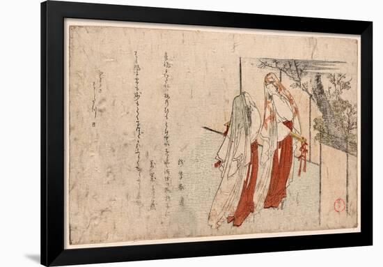 Katsugi No Futari No Onna-Kubo Shunman-Framed Giclee Print