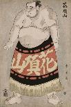 The Actor Ichikawa Komazo II as Ono Sadakuro in the Play Chuko Ryogoku Ori, C.1790-Katsukawa Shun'ei-Giclee Print