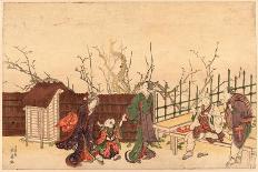 Omatsuri Shozoku No Shichifukujin-Katsukawa Shunsen-Giclee Print