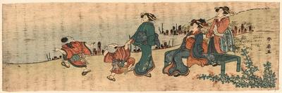 Omatsuri Shozoku No Shichifukujin-Katsukawa Shunsen-Giclee Print