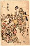 Omatsuri Shozoku No Shichifukujin-Katsukawa Shunsen-Giclee Print