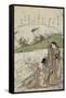 Katsukawa Shunshô / Chi: landas de Musashi, 1770-1773, Japanese School, Paper, 220 mm x 155 mm, ...-KATSUKAWA SHUNSHO-Framed Stretched Canvas