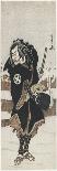 Japanese Women Reading and Writing (Colour Woodblock Print)-Katsukawa Shunsho-Giclee Print