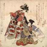 The Powerful Tomoe Gozen, C.1810-Katsukawa Shuntei-Giclee Print
