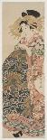 The Dragon Obi (Woodblock Print)-Katsukawa Shunzan-Framed Stretched Canvas