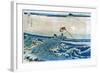 Katsushika: Fishing, c1834-Katsushika Hokusai-Framed Giclee Print