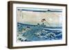 Katsushika: Fishing, c1834-Katsushika Hokusai-Framed Giclee Print