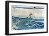 Katsushika: Fishing, c1834-Katsushika Hokusai-Framed Giclee Print