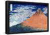 Katsushika Hokusai (Clear Weather Mount Fuji) Art Poster Print-null-Framed Poster