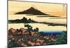 Katsushika Hokusai Dawn at Isawa in the Kai Province Art Poster Print-null-Mounted Poster