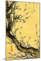 Katsushika Hokusai Flowering Plum Tree-Katsushika Hokusai-Mounted Art Print