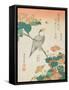 Katsushika Hokusai Flowers & Bird II-Katsushika Hokusai-Framed Stretched Canvas